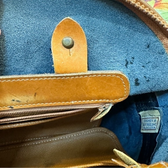 Vintage Dooney and Bourke Norfolk Collection
All-Weather Leather Bag Blue - Picture 8 of 16